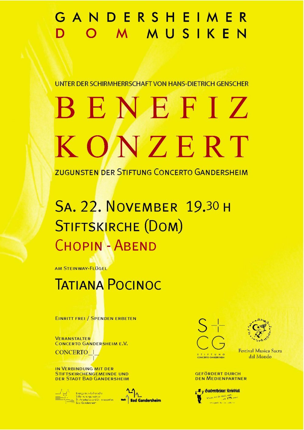 Plakat DIN A3 Benefizkonzert 2